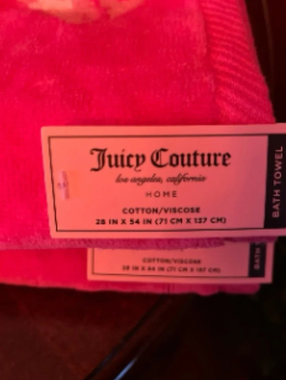 Juicy Couture bright pink